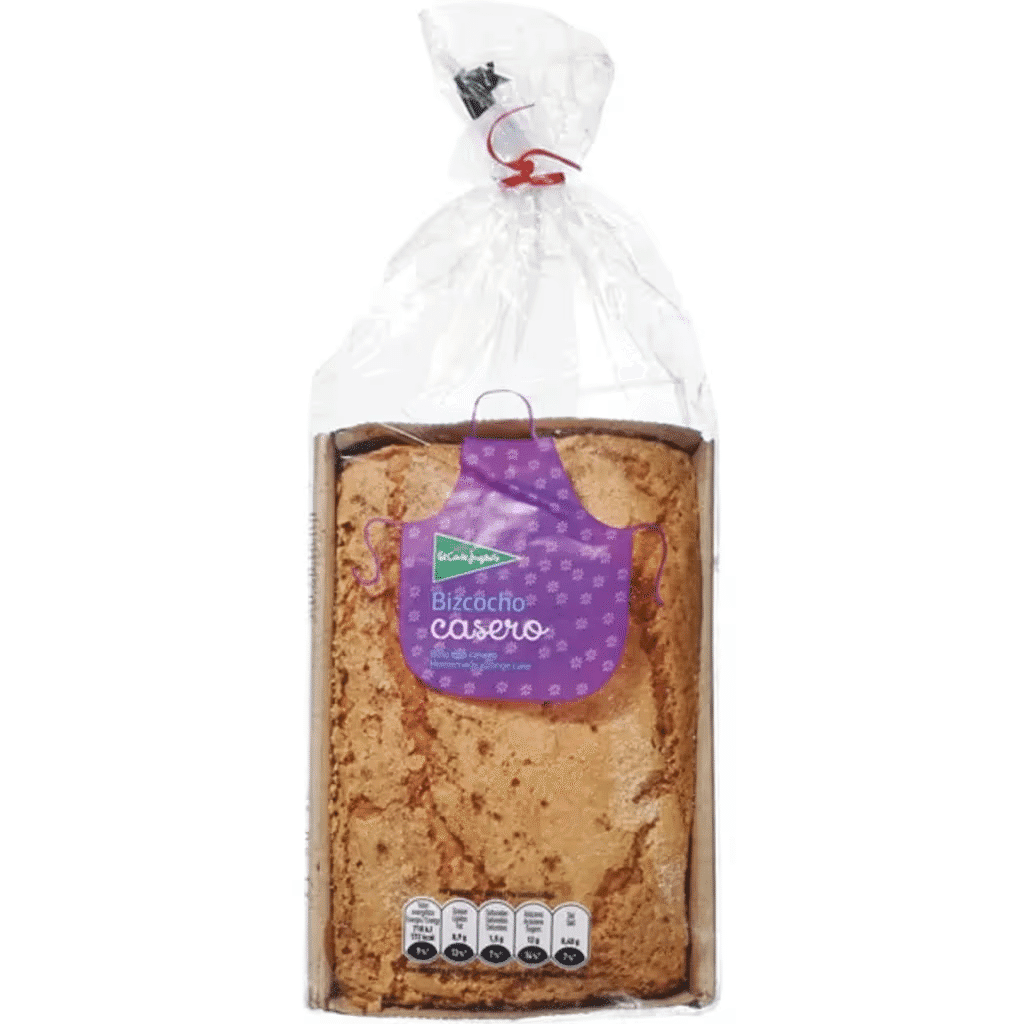 Bolo Tipo Caseiro embalagem 250 g - EL CORTE INGLÉS