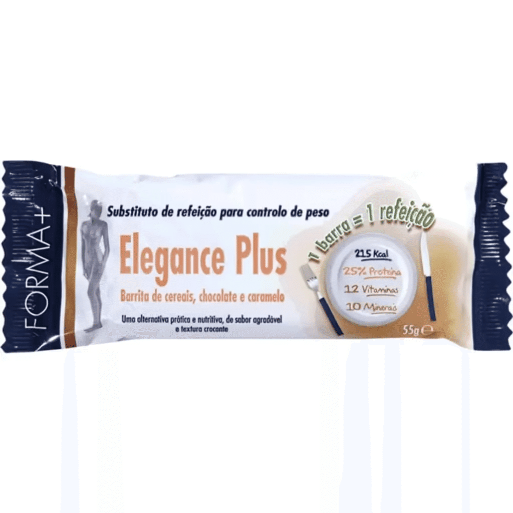 Barra de Cereais de Chocolate e Caramelo embalagem 55 g - FORMA + ELEGANCE PLUS