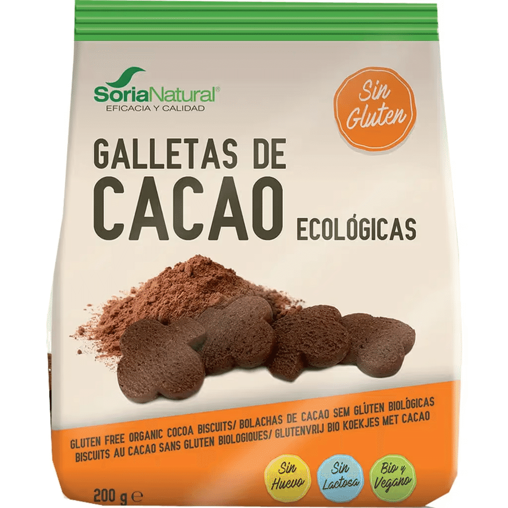 Bolachas de Chocolate Biológicas embalagem 200 g - CELIBENE
