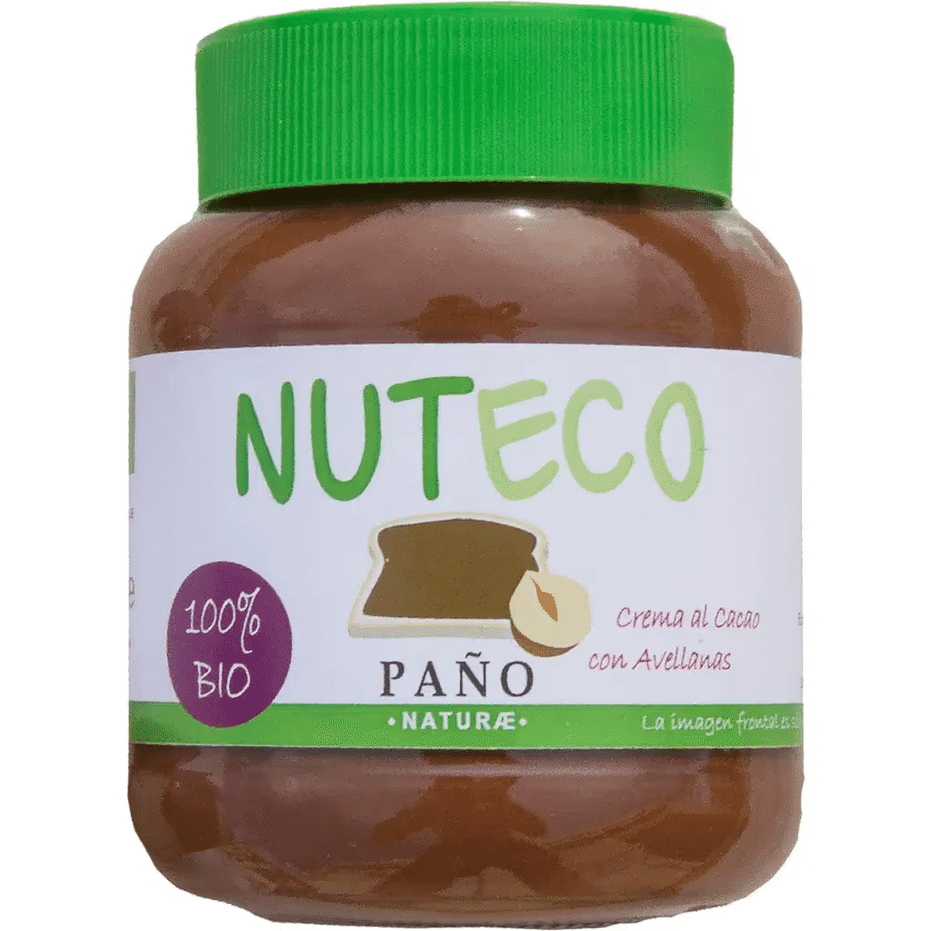 Creme de Cacau com Avelãs Biológico embalagem 400 g - NUTECO