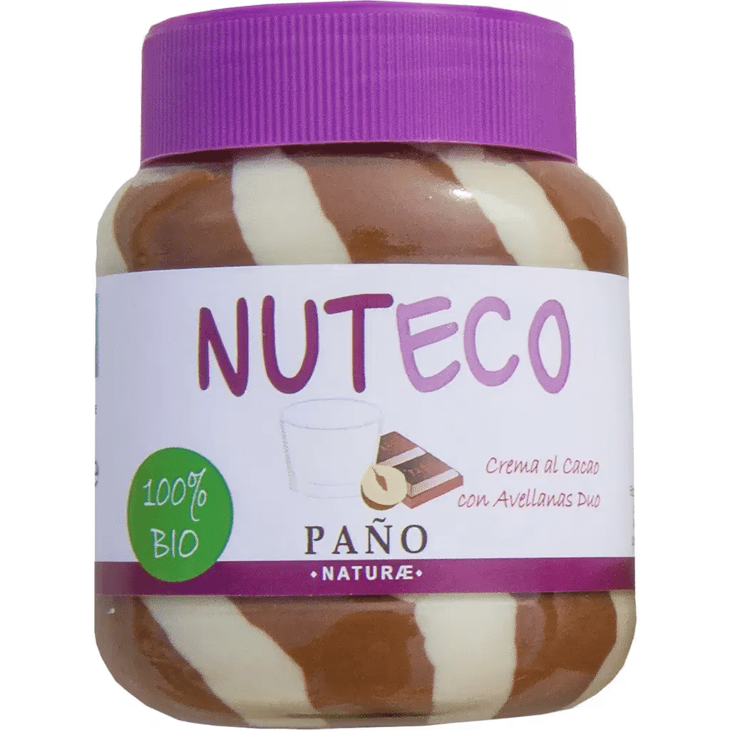 Creme de Cacau com Avelãs Duo Biológico embalagem 400 g - PAÑO NATURE
