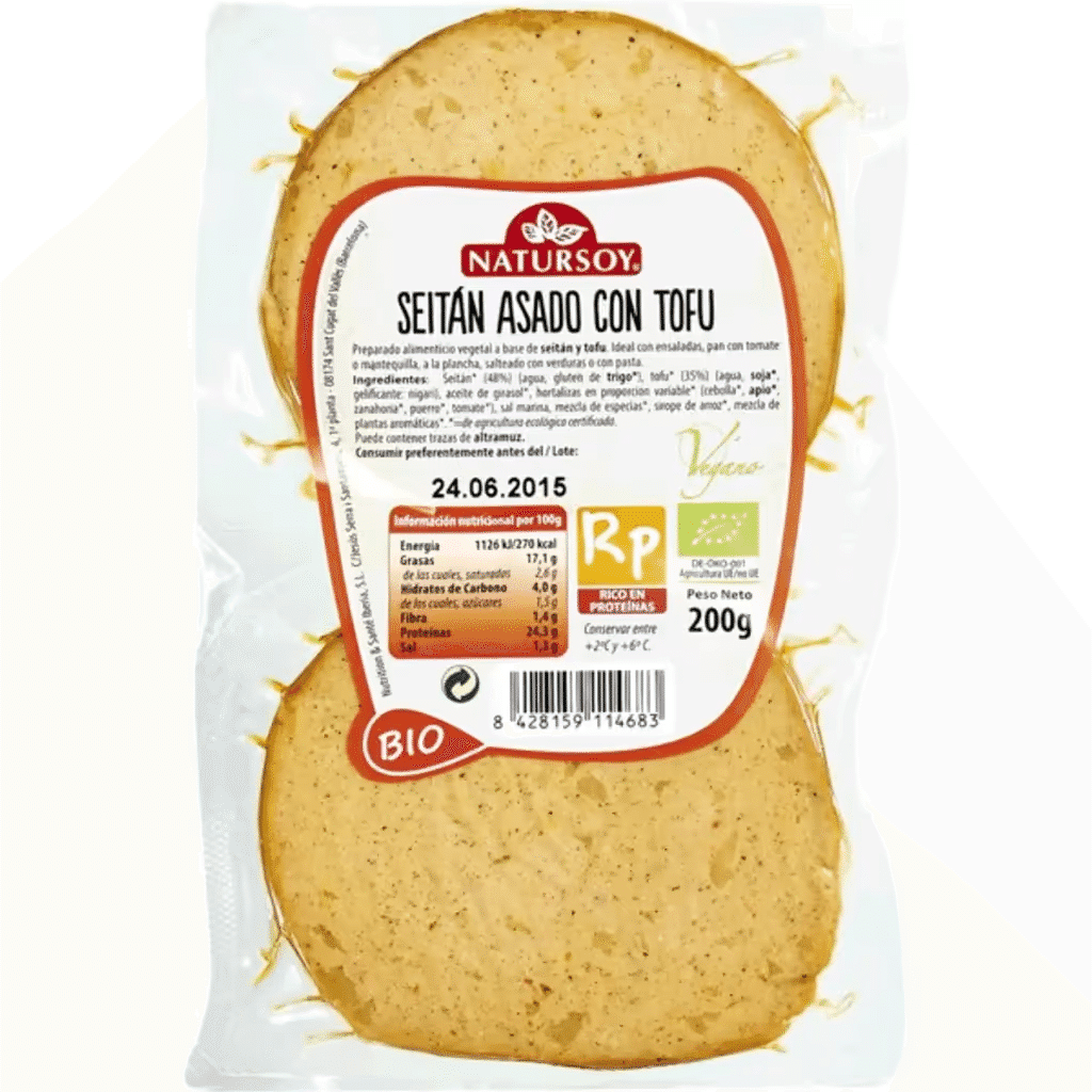 Seitam Assado com Tofu Vegan embalagem 200 g - NATURSOY