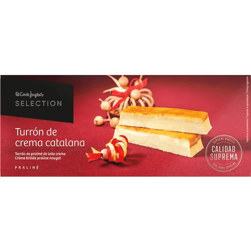 Torrão de Praliné de Leite Creme embalagem 250 g - EL CORTE INGLÉS SELECTION