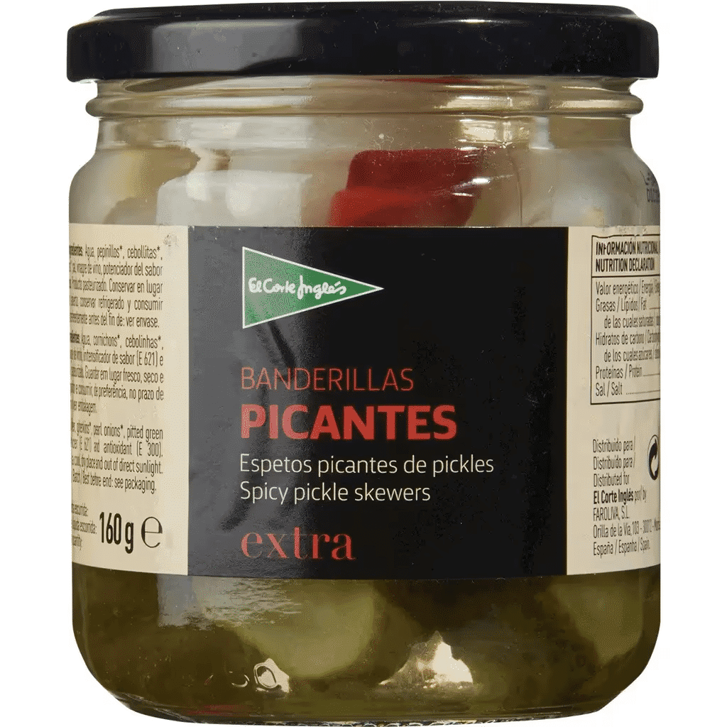 Espetos Picantes de Pickles frasco 330 g - EL CORTE INGLÉS