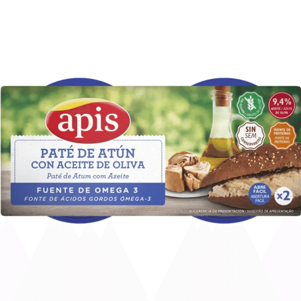 Paté de Atum em Azeite Pack 2 embalagem 160 g - APIS