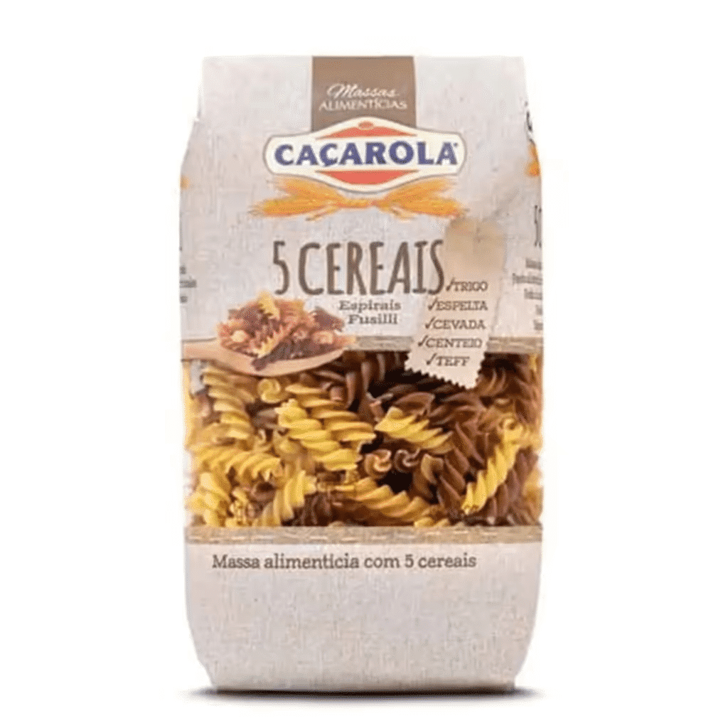 Massas espirais 5 cereais - CAÇAROLA