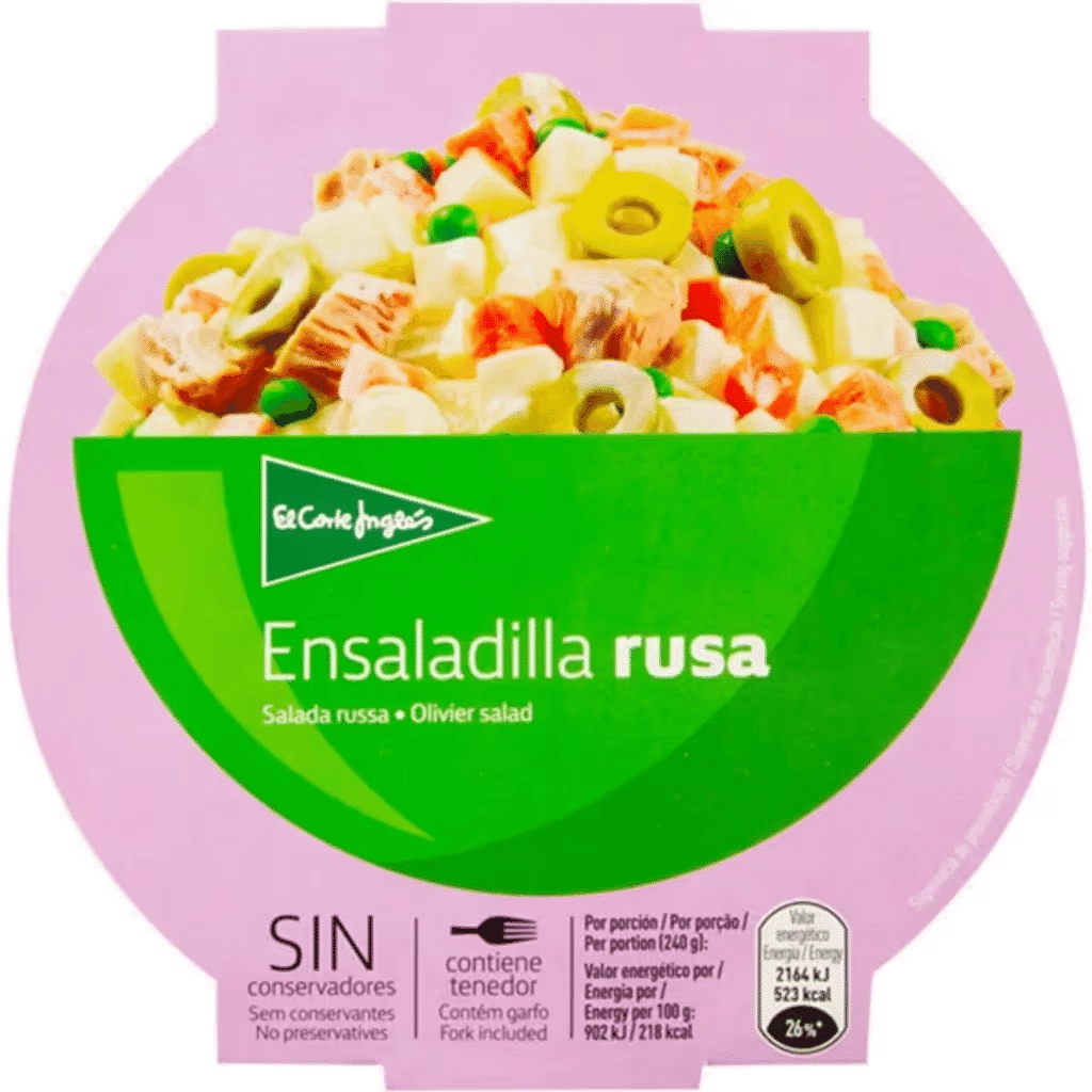 Salada Russa embalagem 240 g - EL CORTE INGLÉS