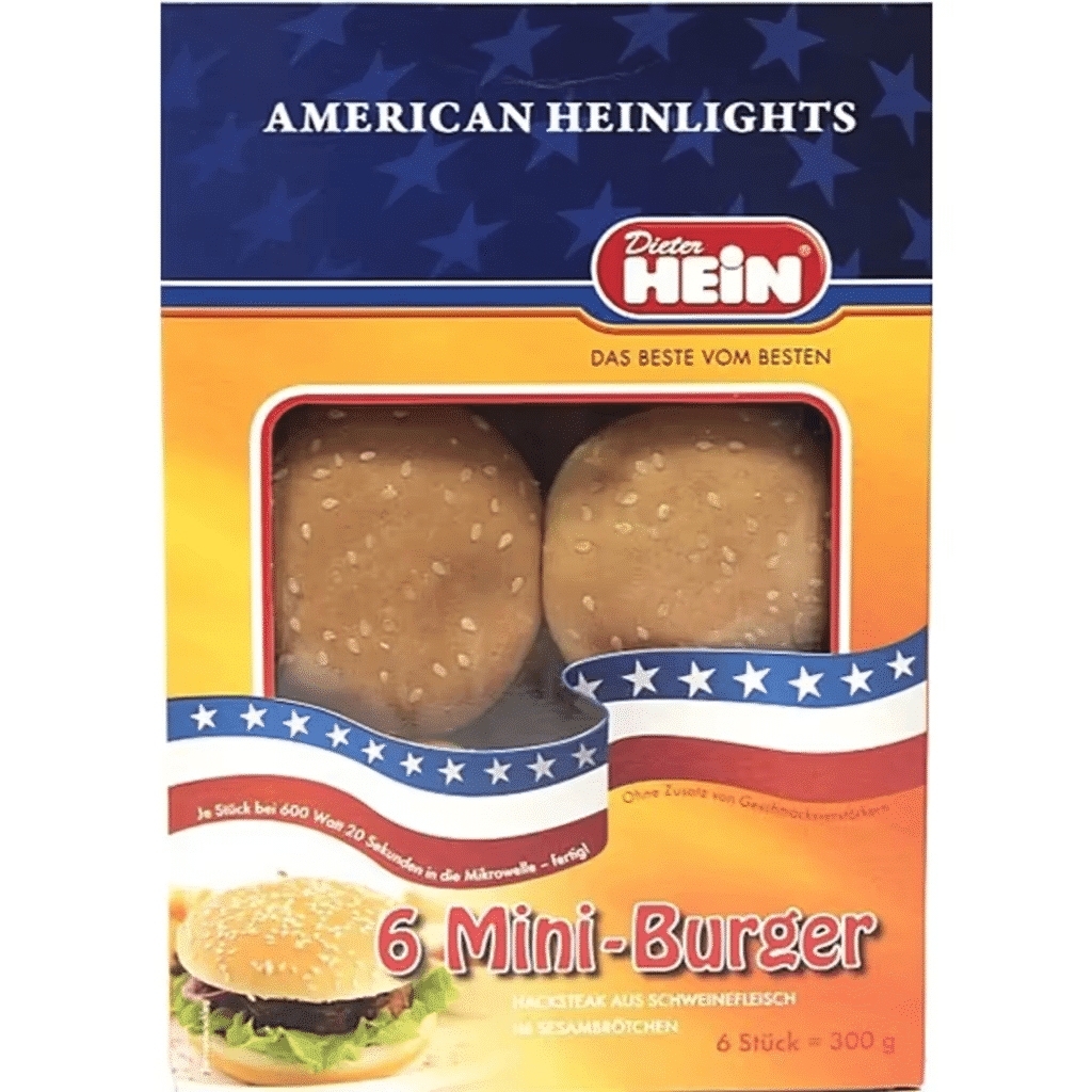 Mini Hambúrguer embalagem 300 g - HEIN