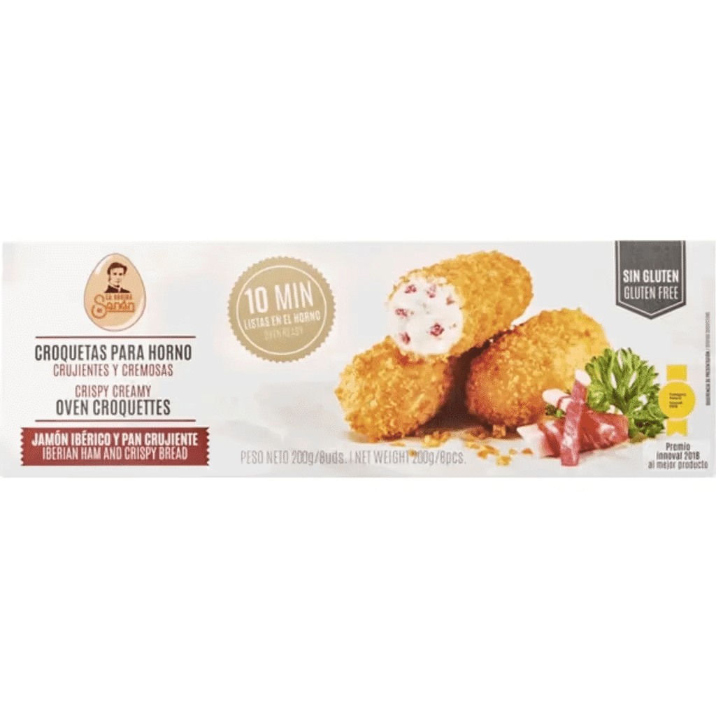 Croquetes para Forno de Presunto Ibérico sem Glúten embalagem 240 g - LA COCINA DE SENÉN