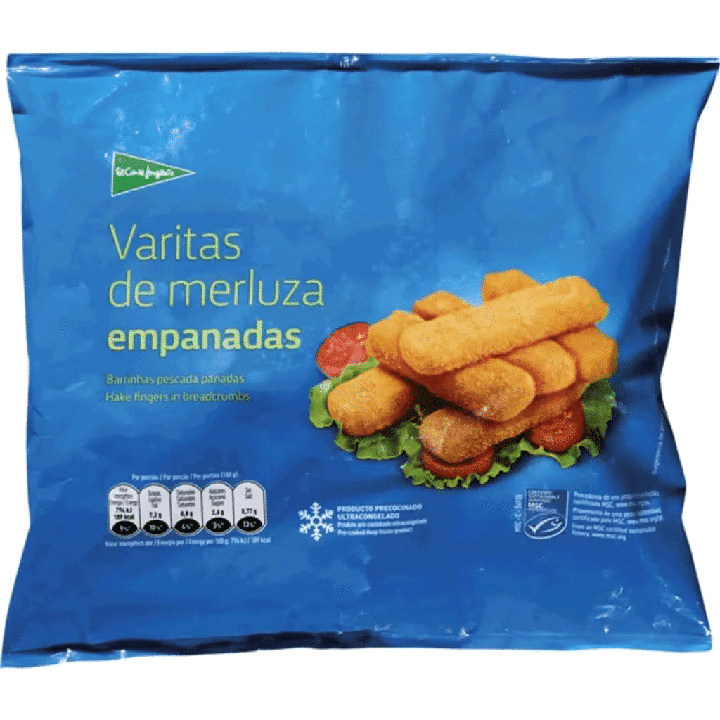 Barrinhas de Pescada Panadas embalagem 500 g - EL CORTE INGLÉS