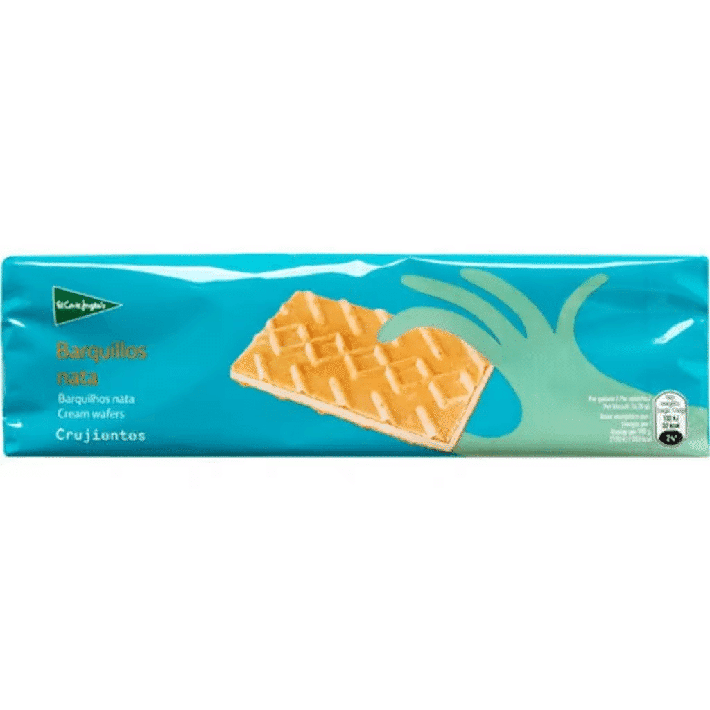 Bolachas Wafer Barquilhos de Nata embalagem 150 g - EL CORTE INGLÉS