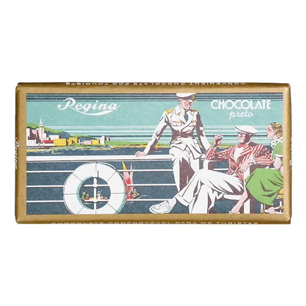 Chocolate de Leite Preto com Amêndoas Turista embalagem 100 g - REGINA
