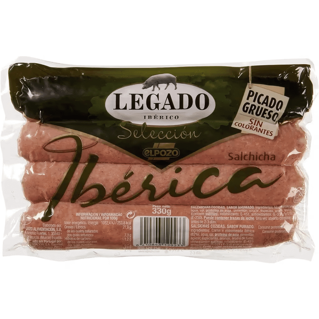 Salsichas de Porco Ibérico embalagem 330 g - LEGADO