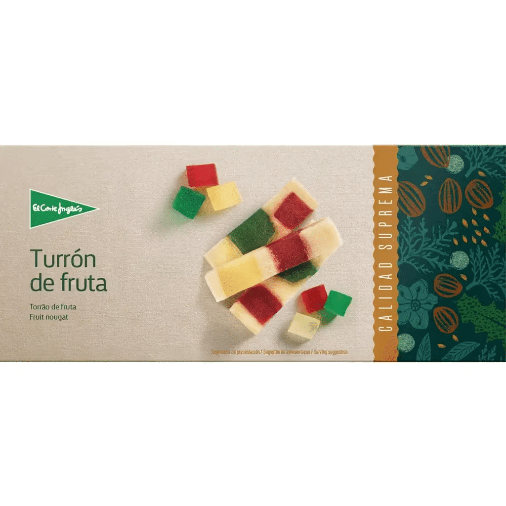 Torrão de Fruta sem Glúten embalagem 250 g - EL CORTE INGLÉS