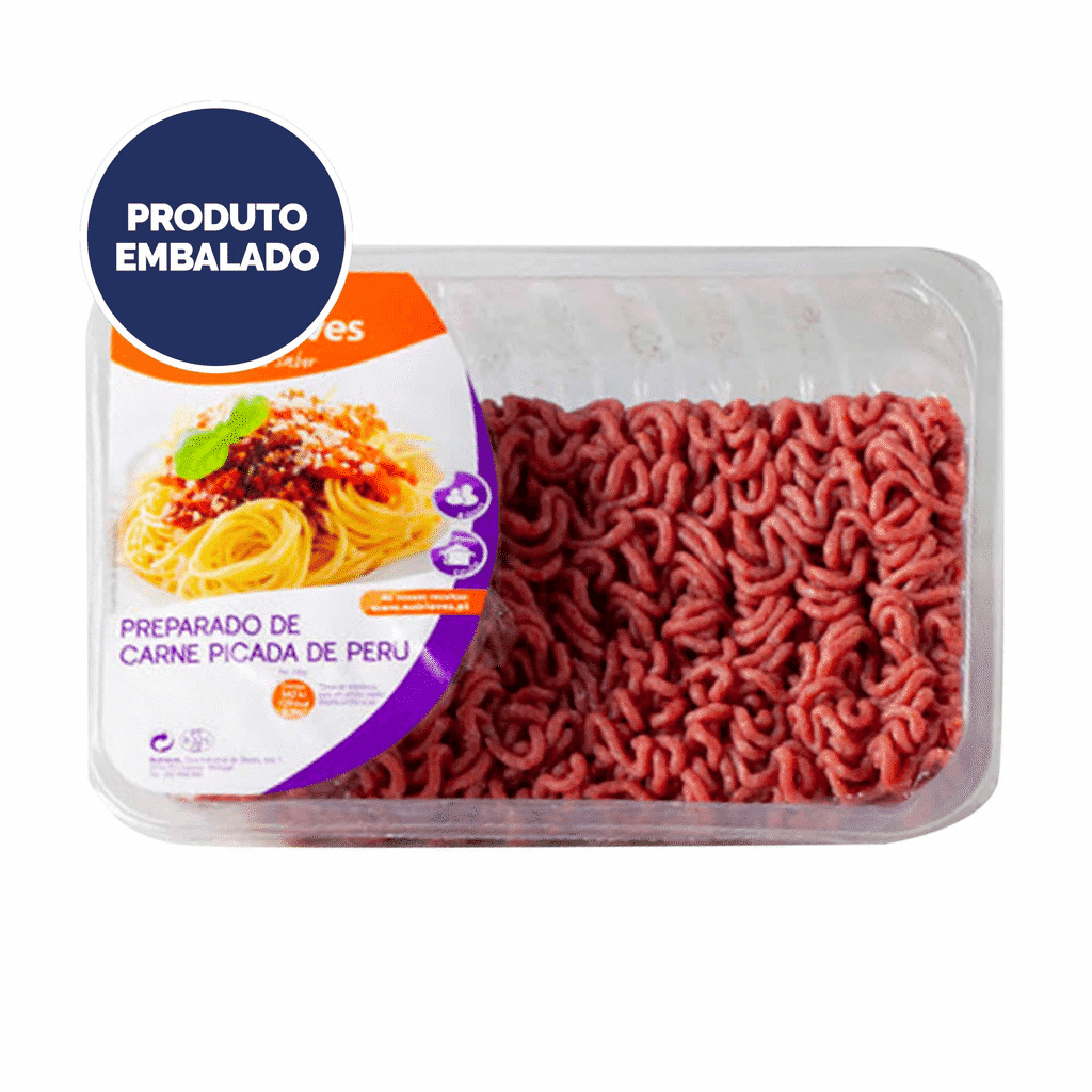 Carne picada de Peru - Embalagem 0.46 Kg - NUTRIAVES