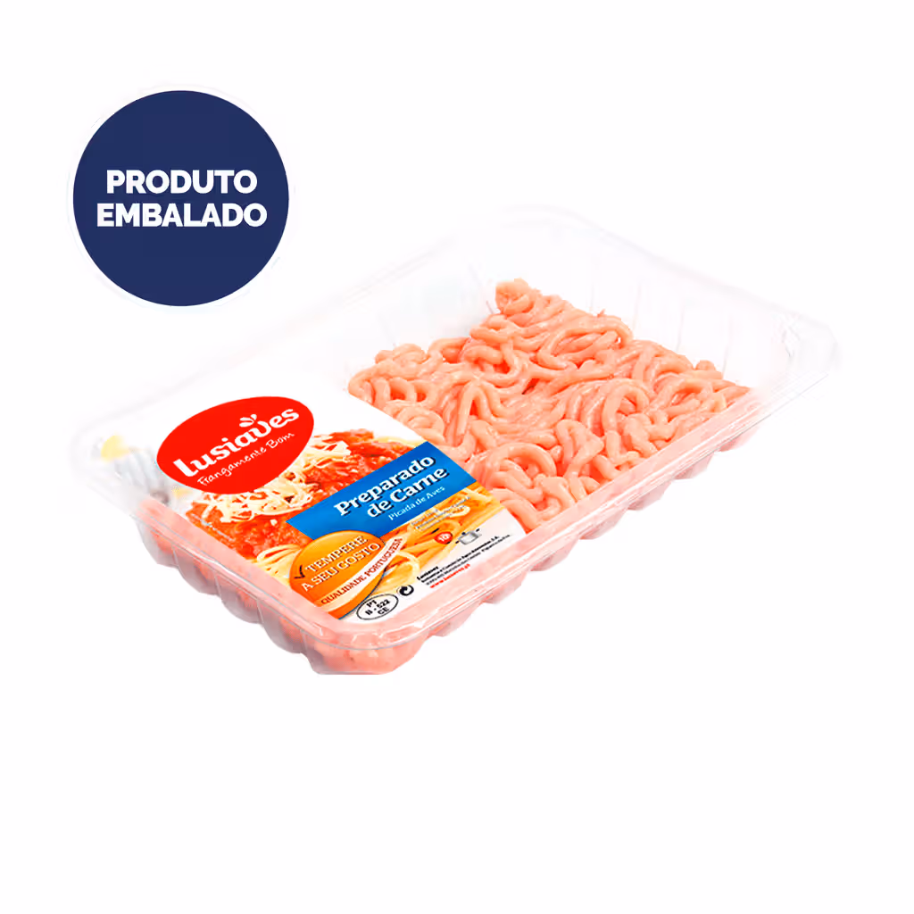 Preparado de Carne de Aves - Embalagem 0.4 Kg - LUSIAVES