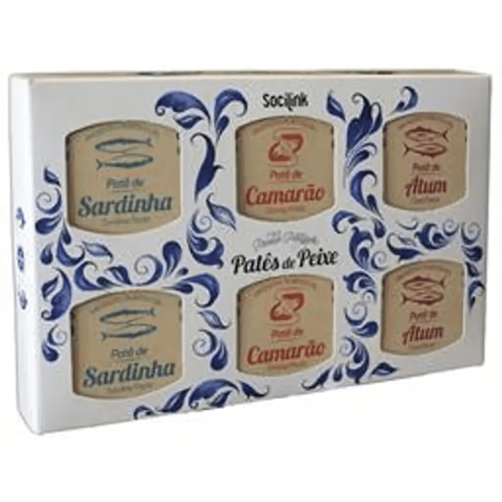 Nº02 patês sardinha / camarão / atum bysocilink 6x65g - B.SOCILINK