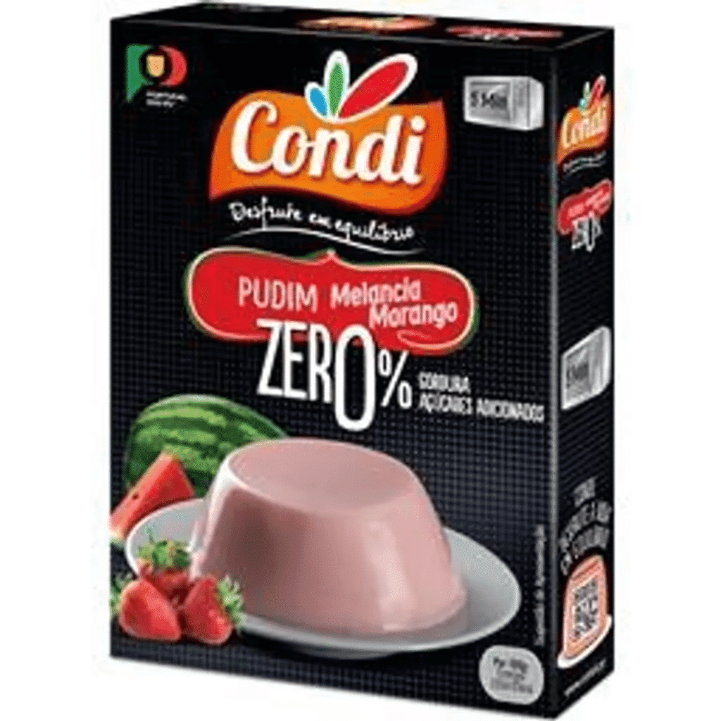 Pudim zero melancia-morango 22g - CONDI | Nutripédia