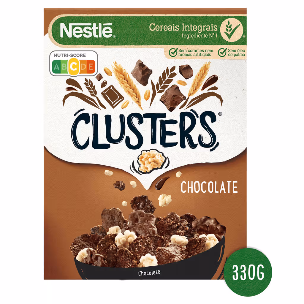 Cereais Integrais com Chocolate - CLUSTERS