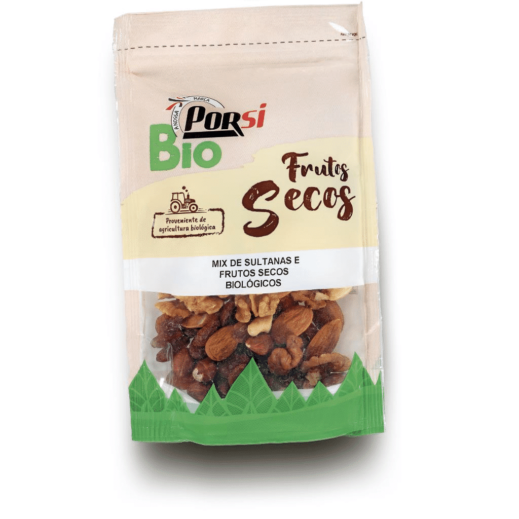 Bio mix sementes fruta e frutos seco - PORSI BIO