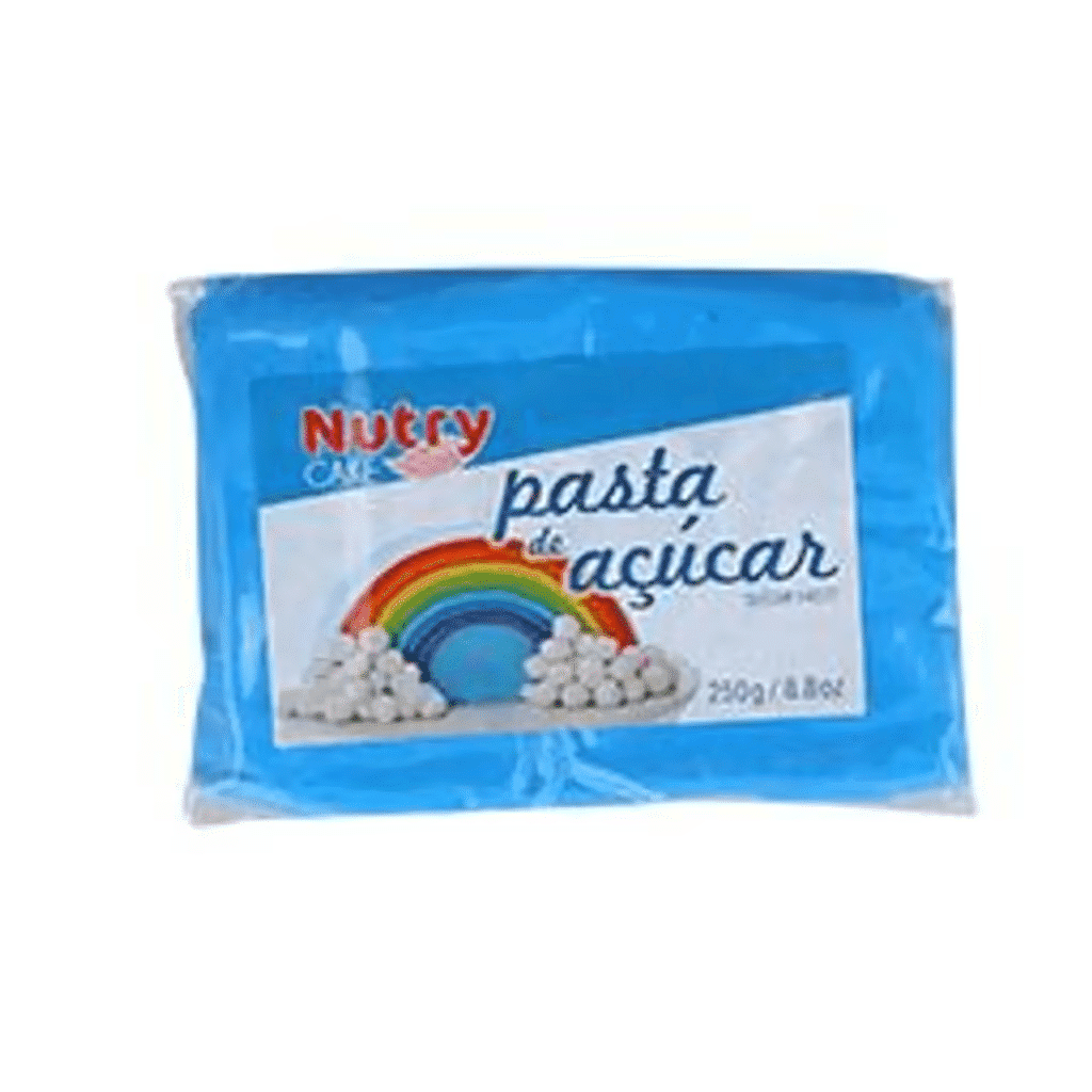 Pasta de açúcar azul - NUTRY