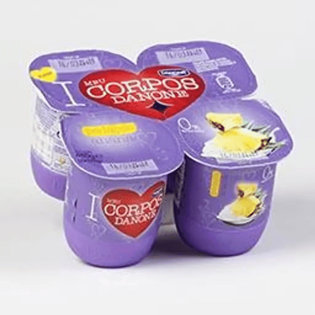 Iogurte magro com pedaços de ananás, corpos - DANONE