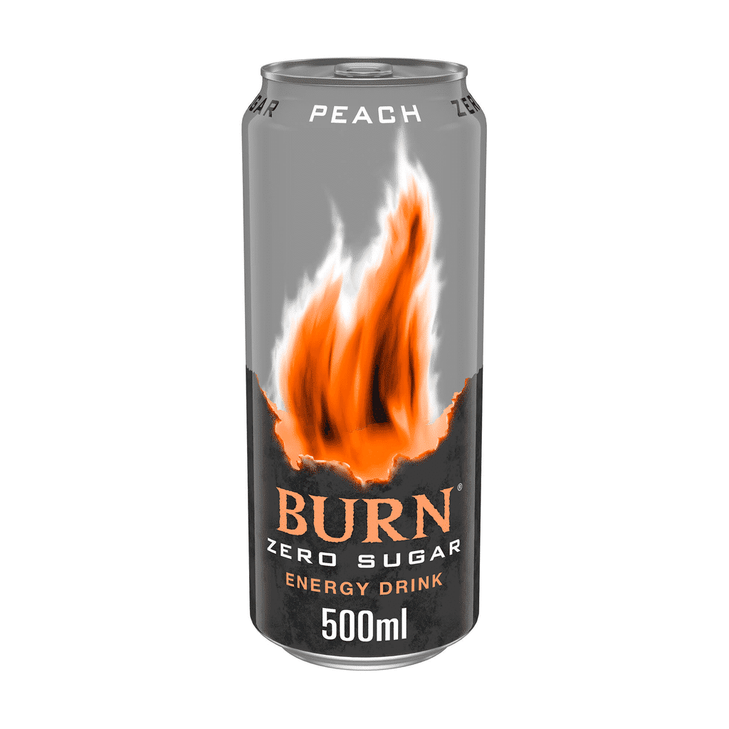 Bebida Energética Pêssego Zero Açúcar - BURN