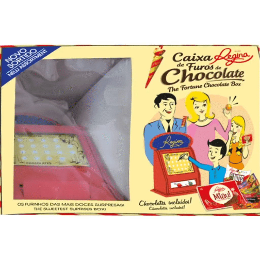 Caixa de Furos de Chocolate embalagem 520 g - REGINA