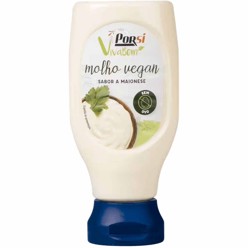 Molho vegan sabor a maionese - PORSI VIVA BEM