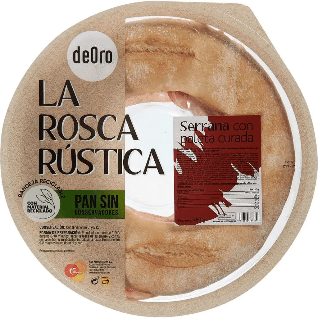 Rosca Rústica Serrana embalagem 480 g - DEORO