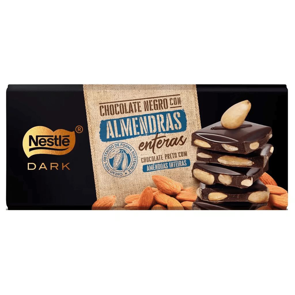 Dark Tablete de Chocolate Negro com Amêndoa - NESTLÉ