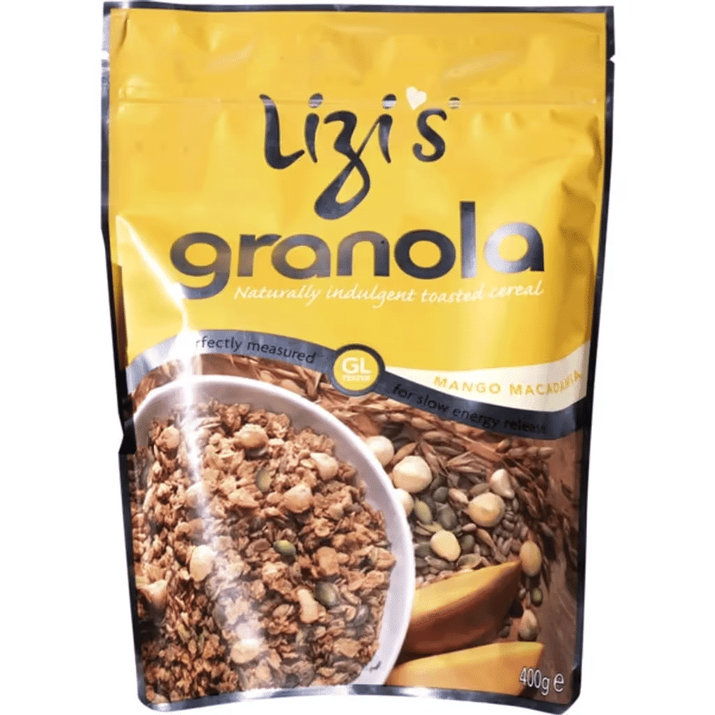 Granola Manga e Macadâmia embalagem 400 g - LIZIS