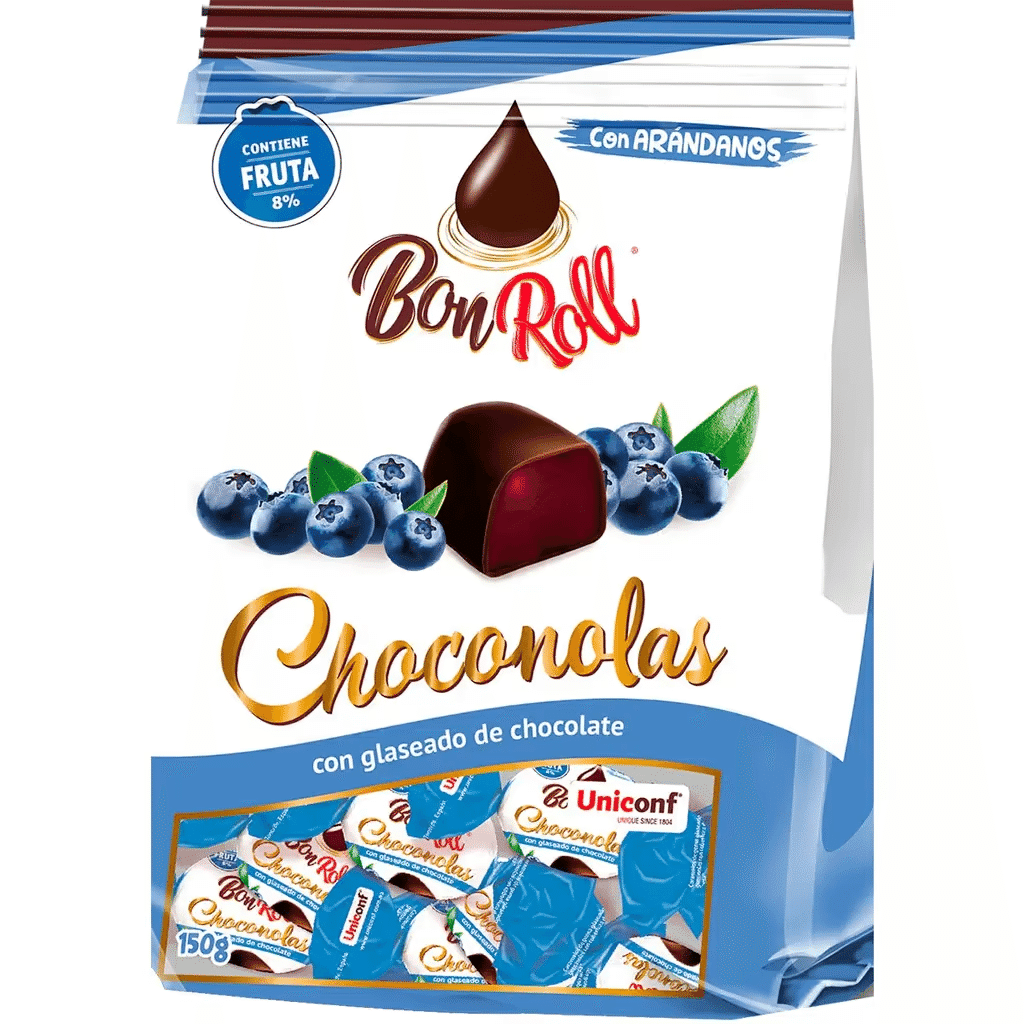Guloseimas de Chocolate Preto e Mirtilo embalagem 150 g - MYPROTEIN