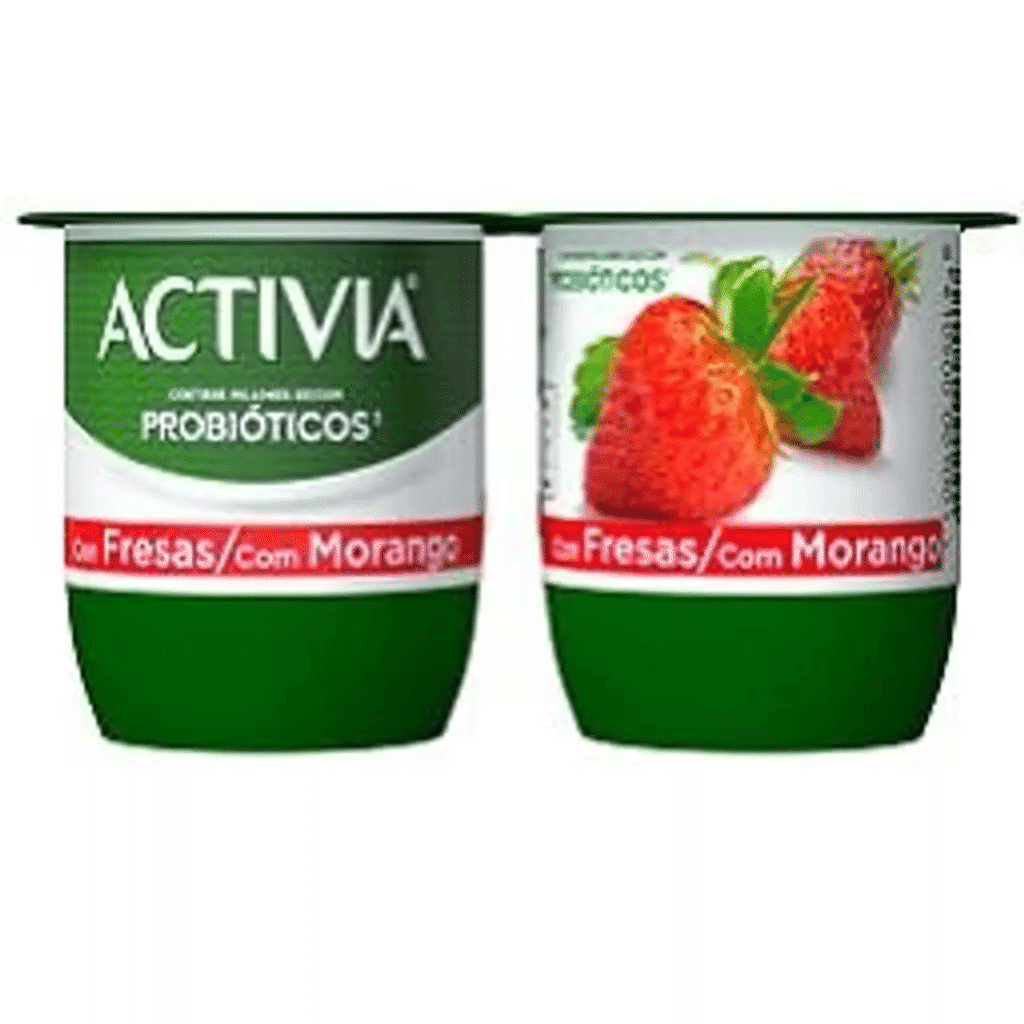 Iogurte Pedaços Morango 0% Matéria Gorda / Açúcares - DANONE
