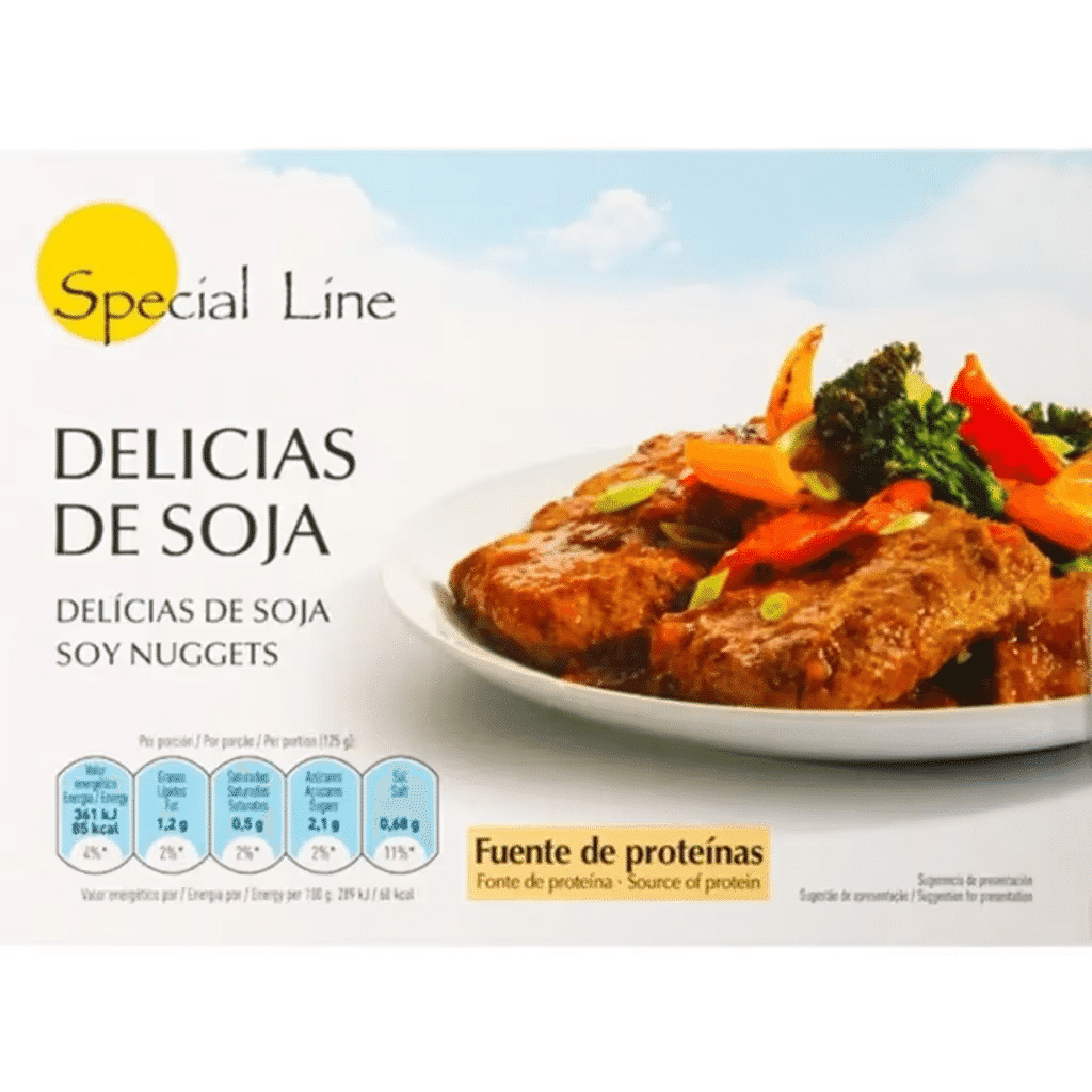 Delícias de Soja embalagem 250 g - SPECIAL LINE