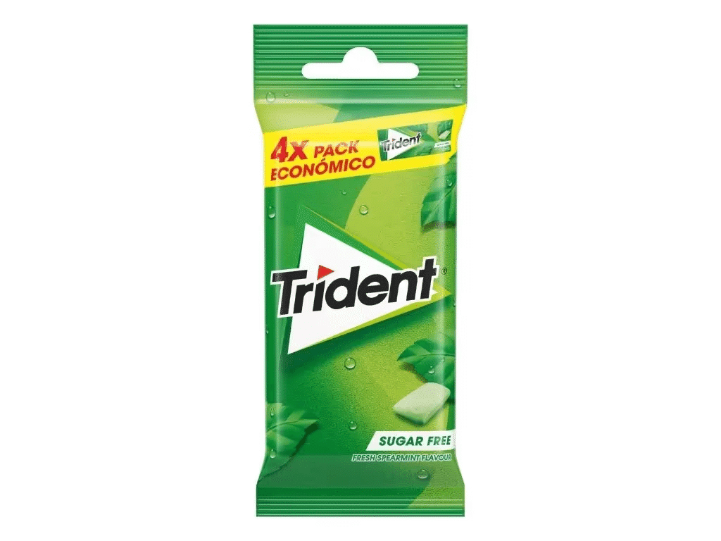 Pastilhas Elásticas Fresh Spearmint 56g - TRIDENT