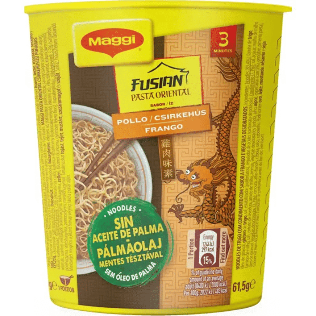 Noodles de Frango Pasta Oriental Cup - MAGGI FUSIAN