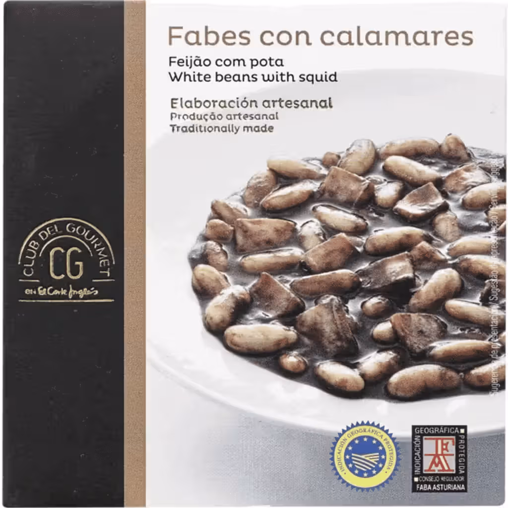 Con Calamares Fabes lata 00420 g - CLUB DEL GOURMET