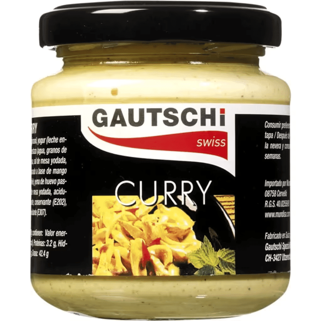 Molho Curry frasco 115 g - GAUTSCHI