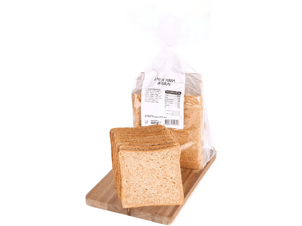 Pão De Forma Integral Extra Suave Fatiado 500g -