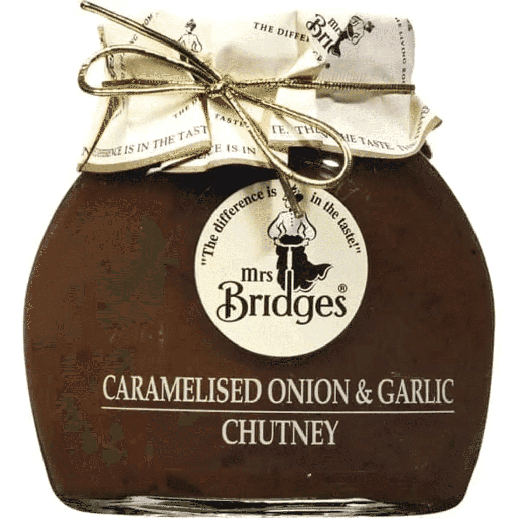 Chutney de Cebola Caramelizada e Alho frasco 300 g - MRS. BRIDGES