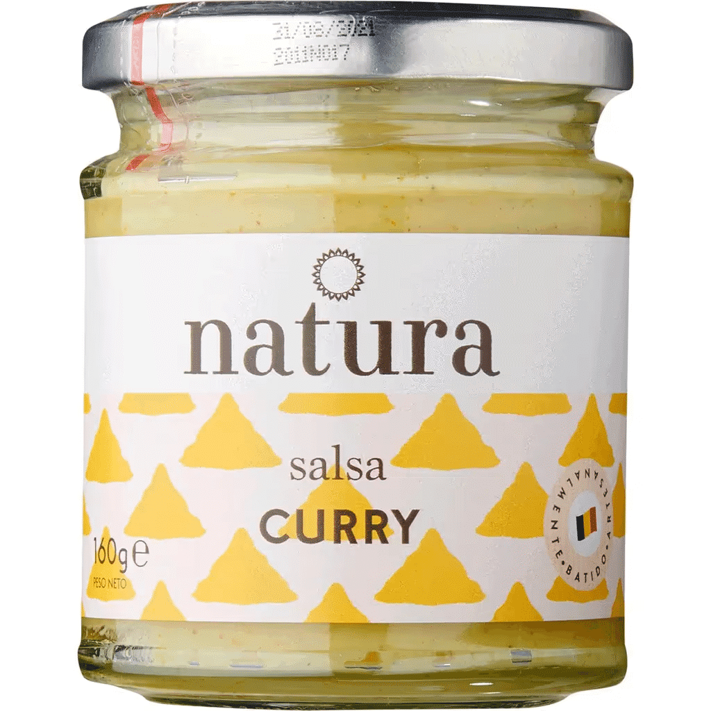 Salsa Curry frasco 160 g - NATURA