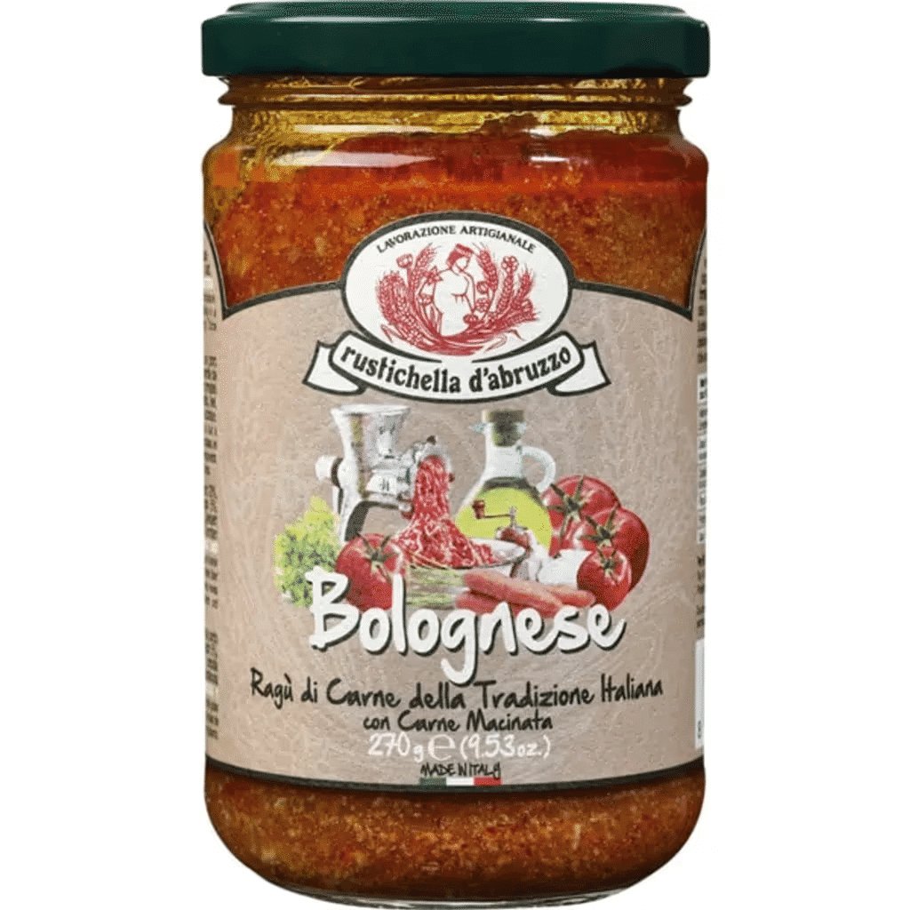 Molho à Bolonhesa frasco 270 g - RUSTICHELLA D'ABRUZZO