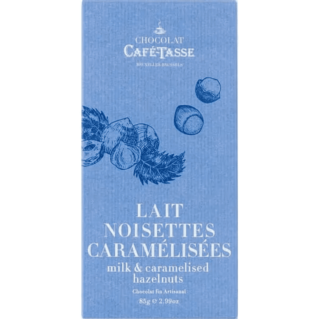 Chocolate de Leite com Avelãs Caramelizadas e Sal embalagem 85 g - CAFÉ-TASSE