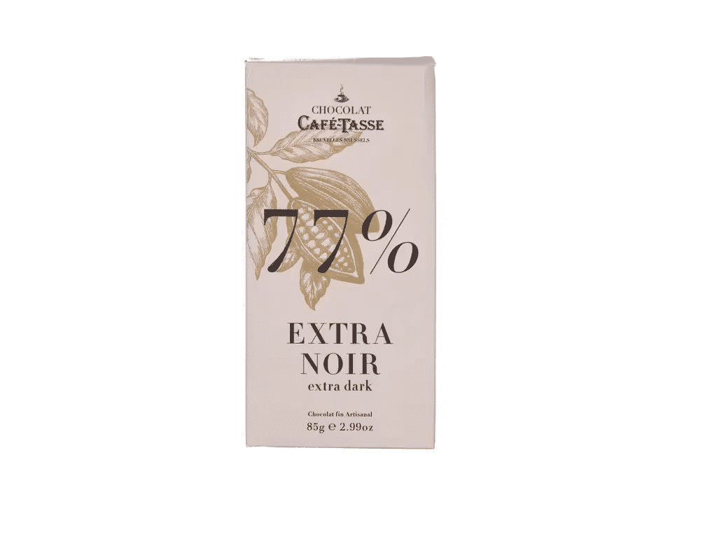Tablete Tasse Chocolate Negro Café 77% 100g - CAFÉ-TASSE