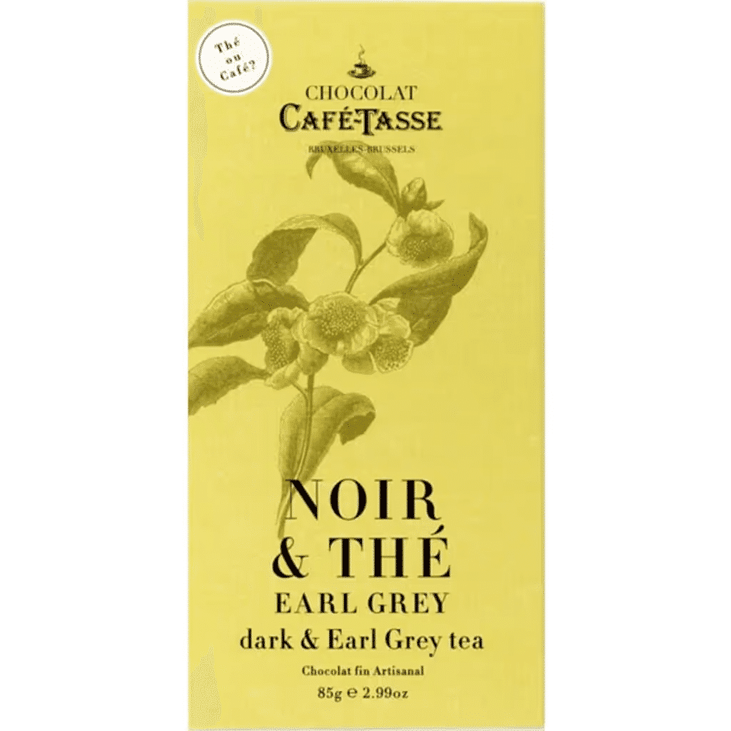 Chocolate Preto com Chá Earl Grey embalagem 85 g - CAFÉ-TASSE