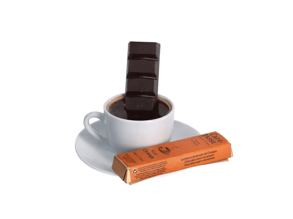 Tablete Tasse Chocolate Negro Café Com Laranja 45g - CAFÉ-TASSE