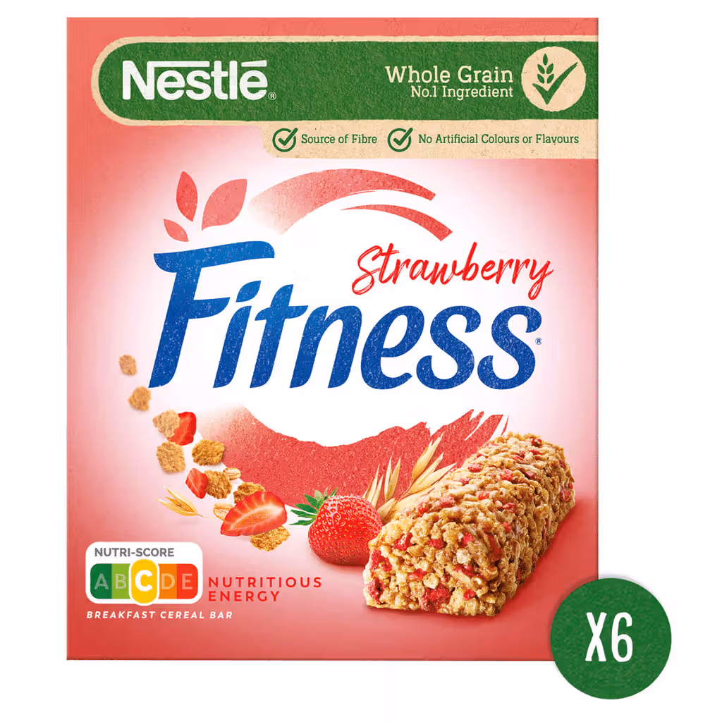 Barras de Cereais Morango - FITNESS