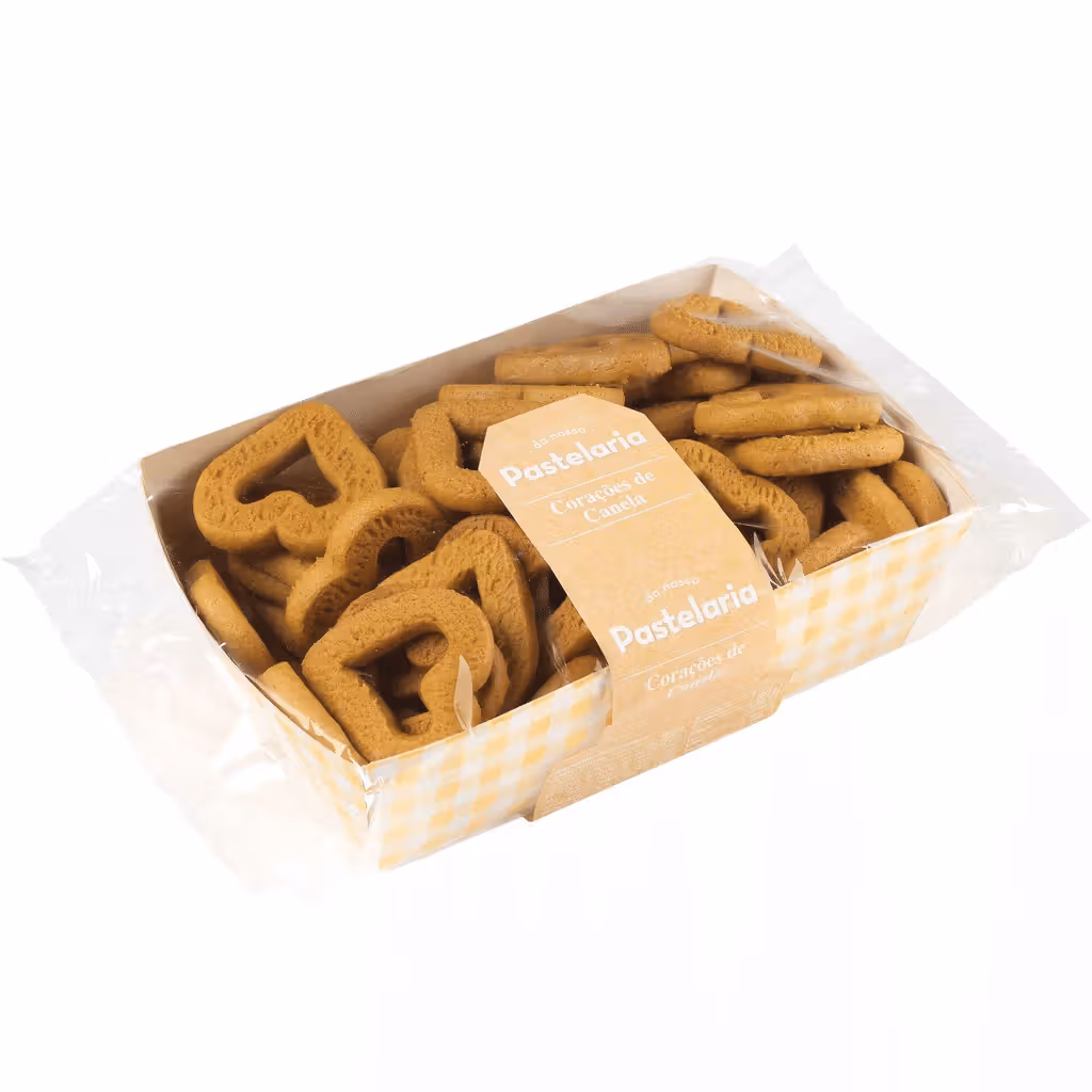 Corações de Canela - DA NOSSA PASTELARIA