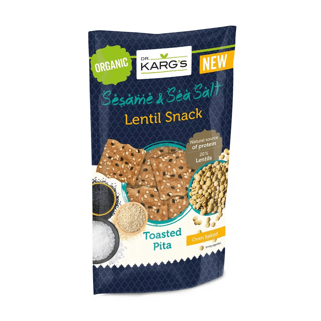 Mini Tostas com sementes de Sésamo e Sal Marinho Bio - DR. KARG